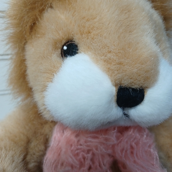 Vintage Lion Plush Stuffed Animal Short Main Safari Zoo 1993. Condition is pre-o - Picture 5 of 9